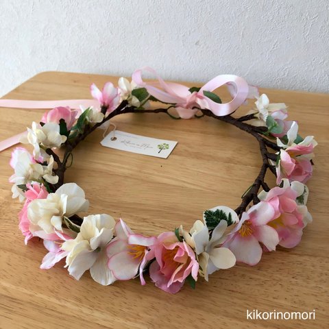 桜♡花かんむり