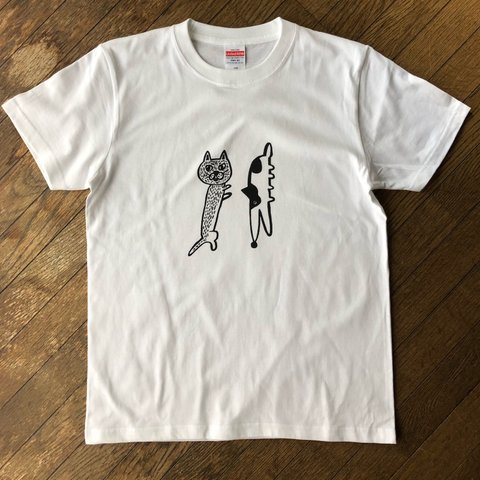 【大人サイズ】イヌとネコTシャツ