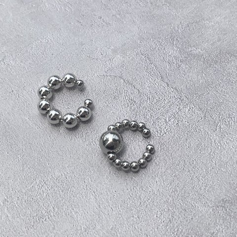 silver ear cuff