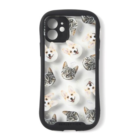 ペット　グッズ　オリジナル　写真　うちの子　スマホケース　オリジナルグッズ　猫　犬　オーダーメイド　スマホカバー　iPhoneケース　記念日　プレゼント　贈り物　父の日　母の日　ペット用品　お顔沢山