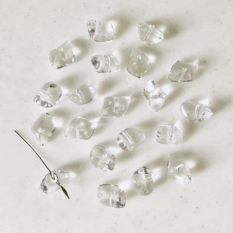 Clear Nugget Beads