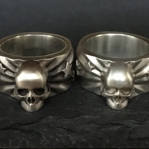 Skull Star Ring