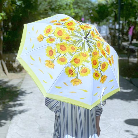【送料無料】ひまわりな日傘