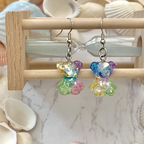 〔UVレジン〕ピアス