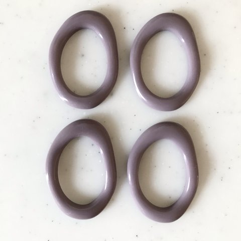 Purple Distorted Oval Parts