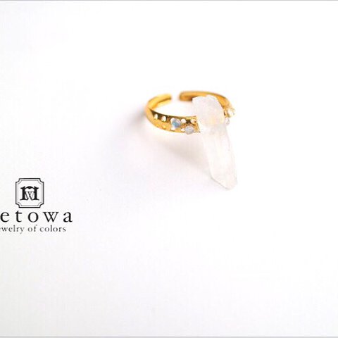 【予約販売】semiprecious stone ring
