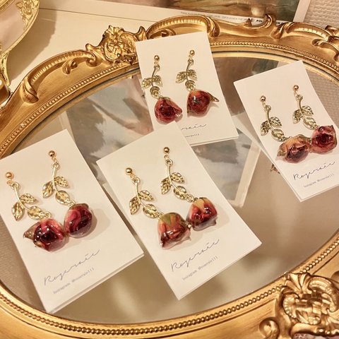 《OUTLET》antique rose pierce