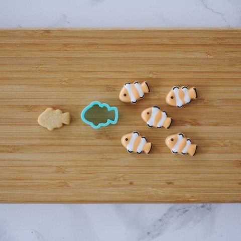 水族館シリーズ　Tibiクマノミ（2.8㎝）のクッキー型　～海のゆかいな仲間たち〜　