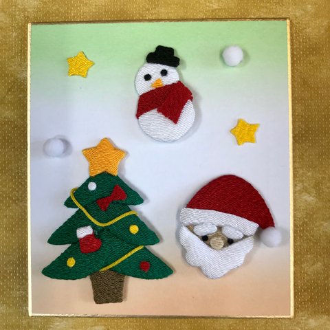 クリスマス☆豆色紙