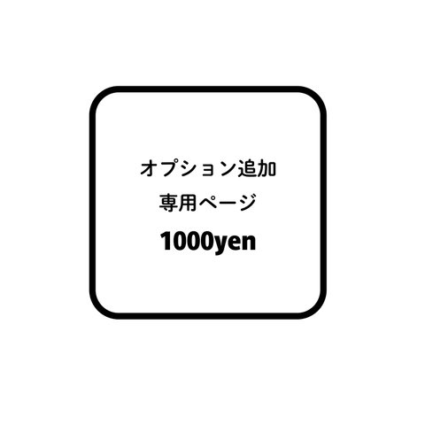 オプション追加料金