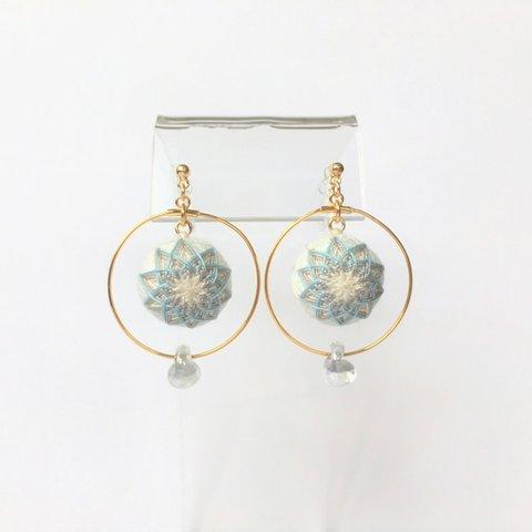 【comari×hoops】TEMARIとフープのピアス（イヤリング）