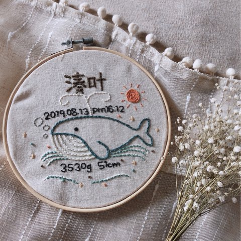 刺繍命名書〜オーダーページ〜