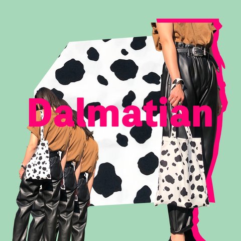 アニマル柄トートバッグ Dalmatian