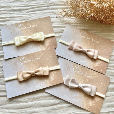 Classic ribbon hairband ヘアバンド　リボン　リボンヘアバンド　ベビー　キッズ　誕生日　バースデー　結婚式