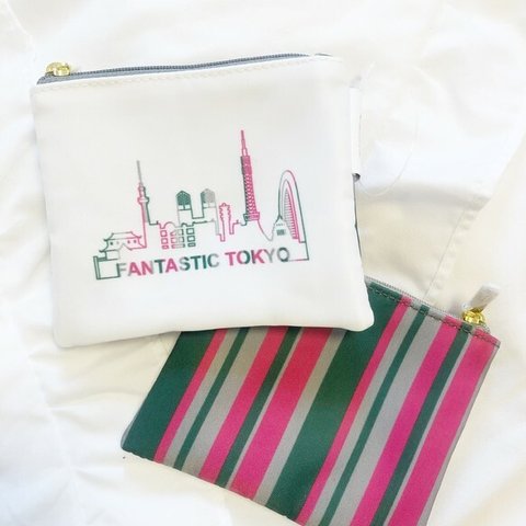 colorful mini pouch