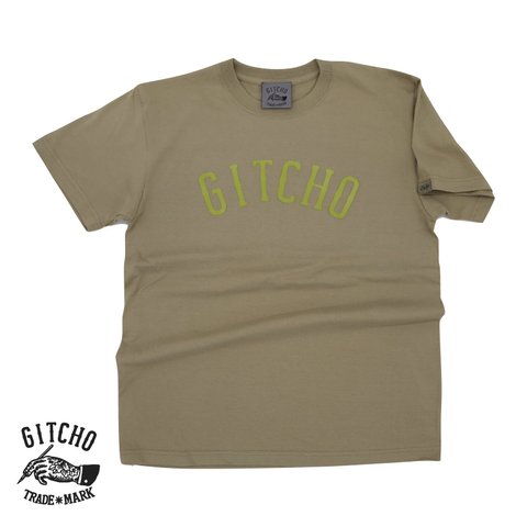 Moco moco Gitcho T-shirt-Sand KhakiTシャツ