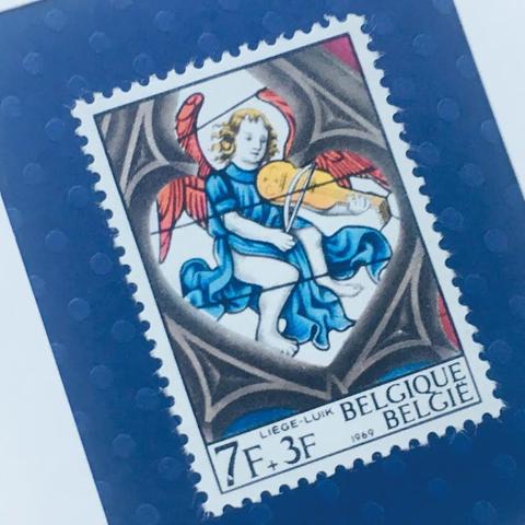 ちいさなartmuseum　belgium　stamp