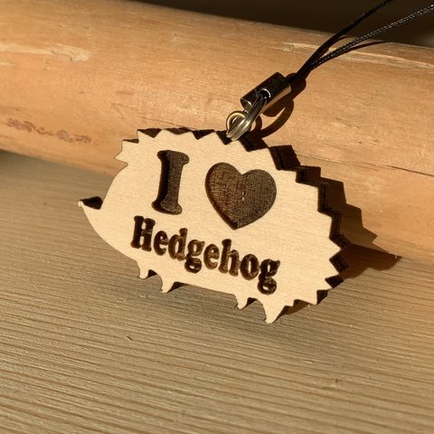 I ❤️ Hedgehog ストラップ