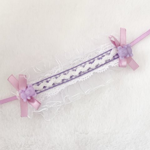 💜ぬいぐるみさん用ヘッドドレス💜