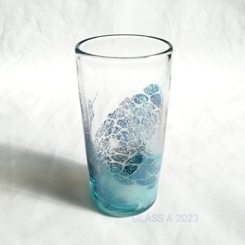 青の揺らぎ  グラス 