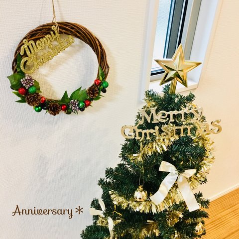 クリスマス＊リースブーケ