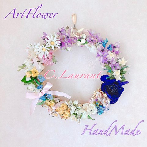 ♡Art Flower Wreath♡ 【Ｎｏ．1】