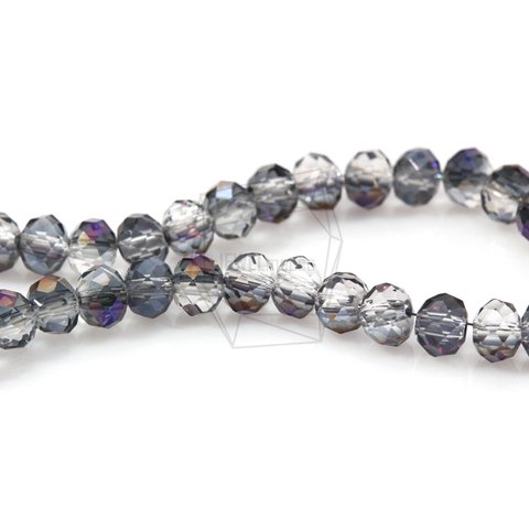 GLA-102-G【100個入り】クリスタルロンデルビーズ,Faceted Crystal Rondelle Bead