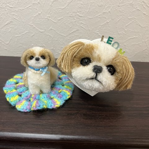 手の平サイズのわんこ＆あみぐるみチャーム