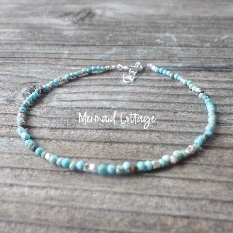 *sv925* Turquoise Bracelet ターコイズ＆カレンシルバー☆ユニセックス