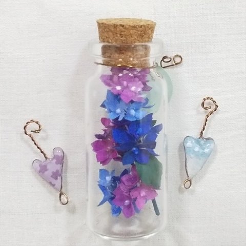 ﾐﾆ布花 ♡紫陽花 (ｱｼﾞｻｲ)＊ﾊﾟｰﾌﾟﾙ ♡ﾐﾆﾁｭｱ