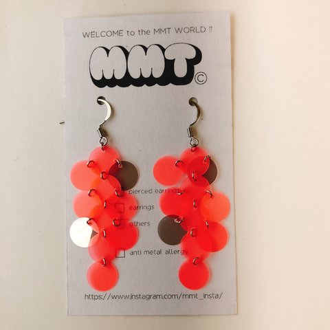 【再販】マーメイドピアス【orange】