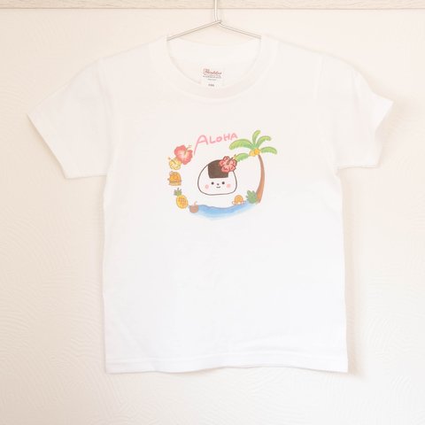 【キッズサイズもあります】おにぎりTシャツ　ALOHA ver.