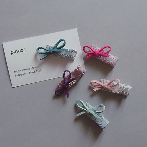 ribbon mini clip🎀