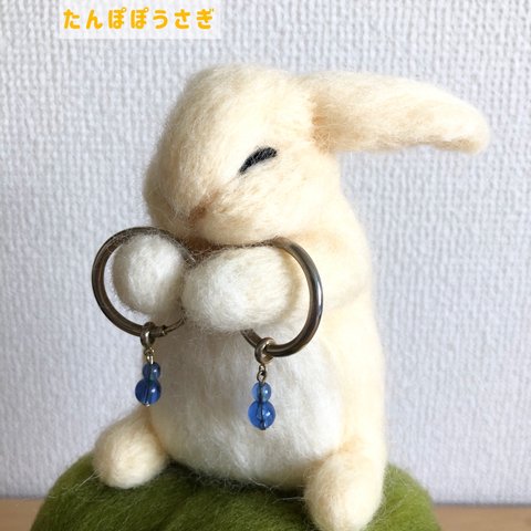 顔を洗って至福タイム　うさぎさん　アクセサリースタンド♡