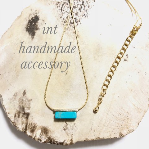 turquoise chain necklace