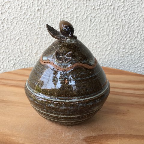 蓋物 陶器  どんぐりポット