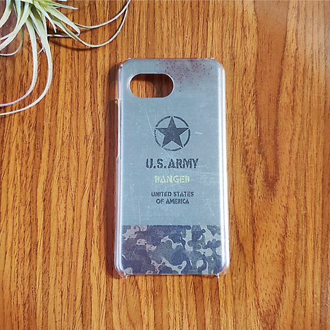 「U.S.ARMY RANGER」ハードケース（iPhone・Android対応）#sc-0048-a【受注生産・通常5～6営業日発送】