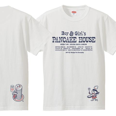 Boy & Girl's　パンケーキ　150.160（女性M.L）S〜XL　Tシャツ　【受注生産品】