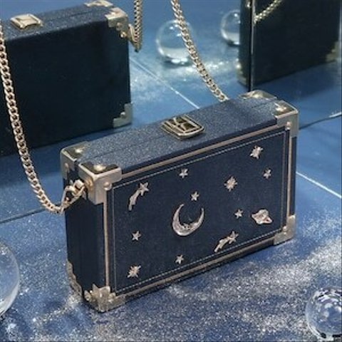 STARRY NIGHT BAG - トランク型・ネイビー