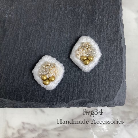 yarn × beads  イヤリング/ピアス