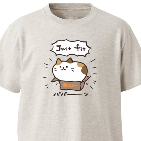 みちみちねこ【オートミール】ekot Tシャツ <イラスト：タカ（笹川ラメ子）>