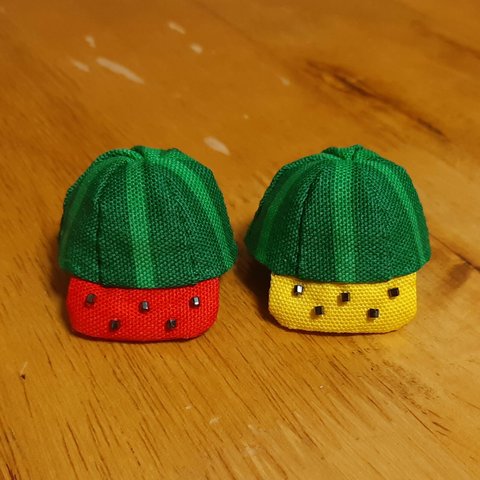 <受注制作>スイカ🍉キャップ