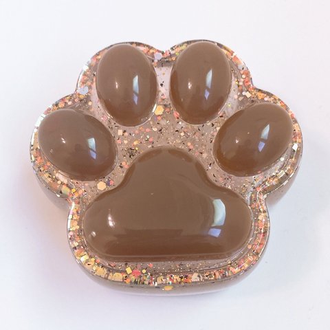 肉球小物入れ　蓋付き　ネコ　イヌ　小物入れレジン　アクセサリー収納　ねこ