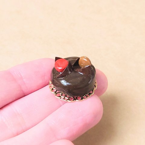 【ミニチュア】大人のチョコレートケーキ②