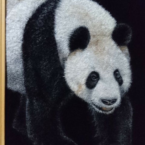 わた絵 「パンダのリーリー」