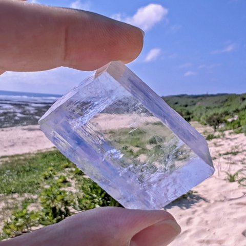 ◆再入荷◆虹◆オプティカルカルサイト(Calcite) S00804