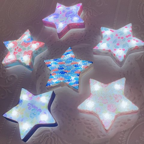 リバティ♡ LEDライト　星型