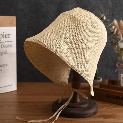 【麦わら帽子】日差し対策 つば広 シンプル 日よけ帽子 夏  ストローハット ＵＶカット 帽子