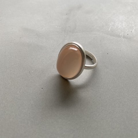 #025 clearpink ring (A)