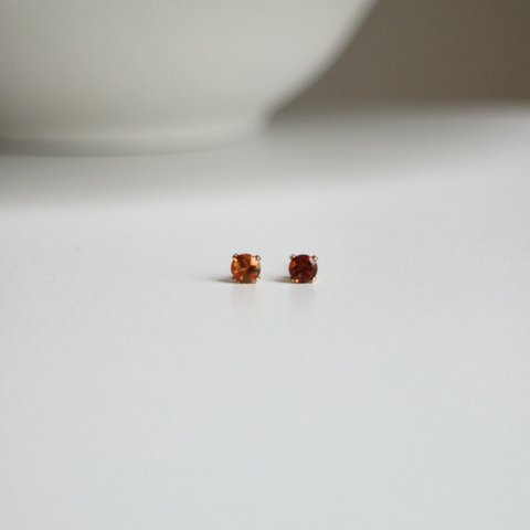 【11月誕生石】14kgf citrine pierce